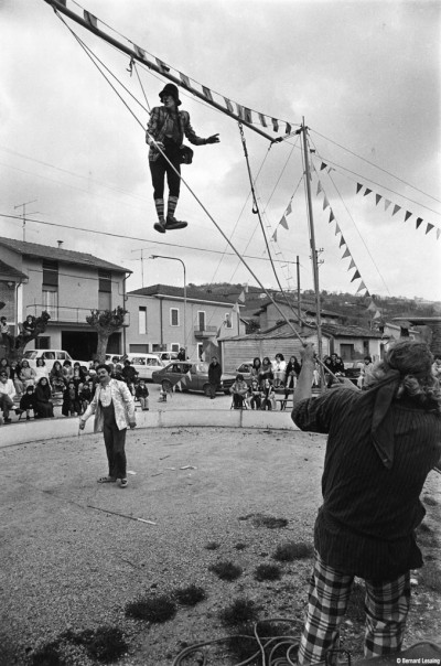 Piémont, Italie, Cirque Bidon 1979-80 © Bernard Lesaing