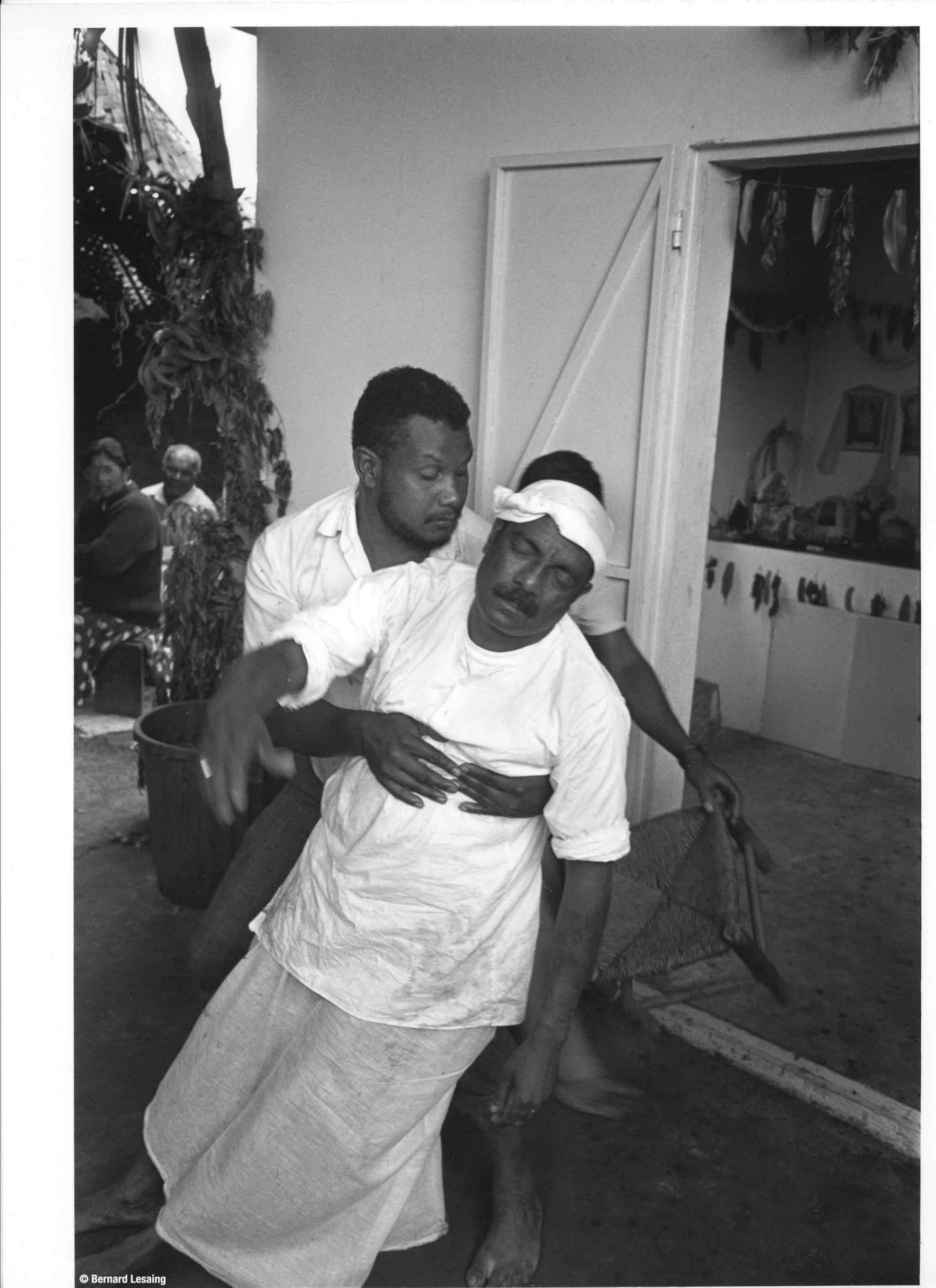 Prêtre malbar, chapelle privée, Trois-Bassins © Bernard Lesaing