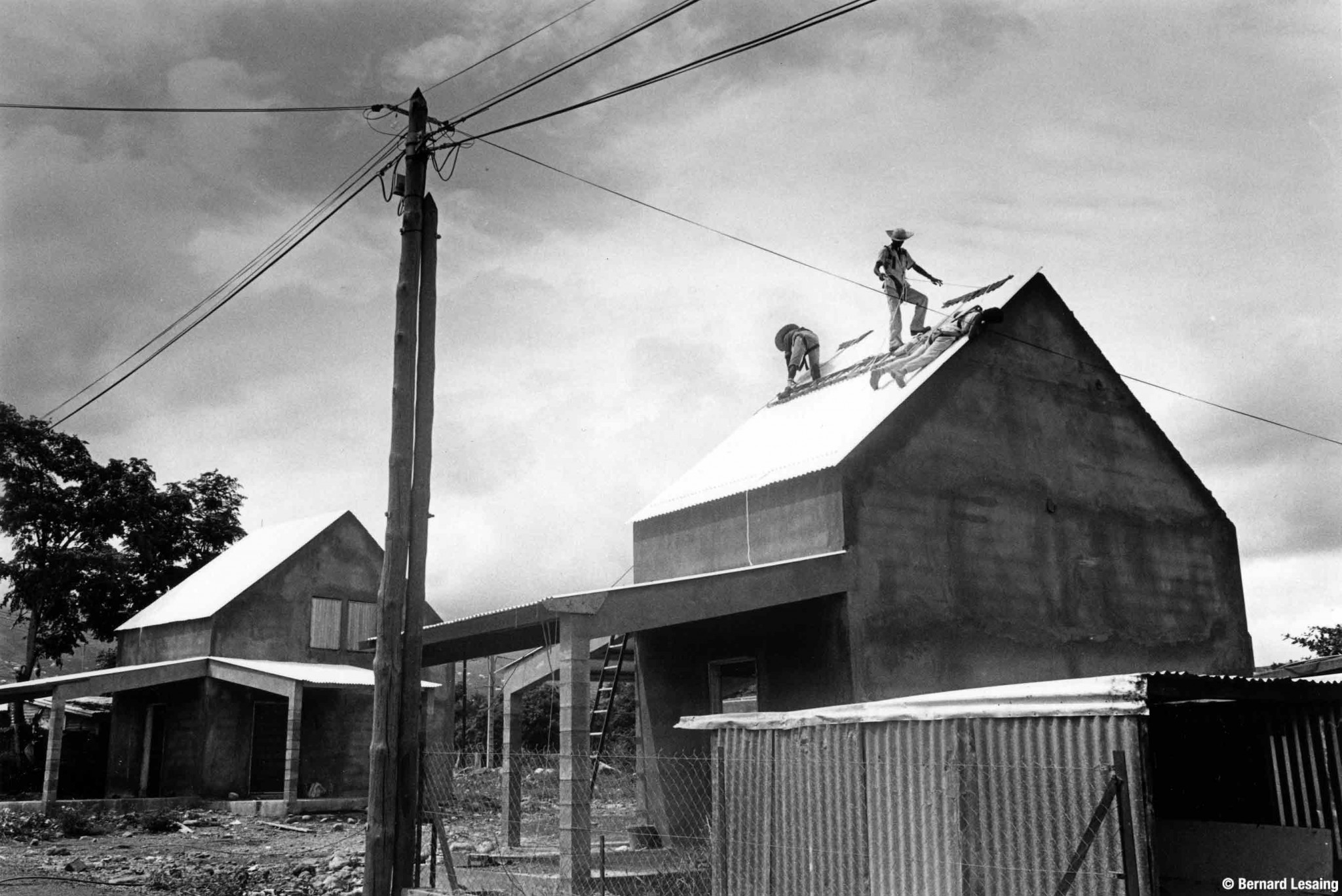 Logement évolutif Social, Rivière des Galets, 90's © Bernard Lesaing
