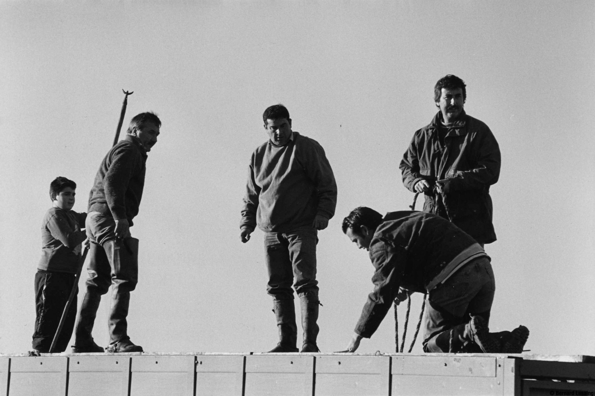 A la manade, Mouriès, 2004-2005 © Bernard Lesaing