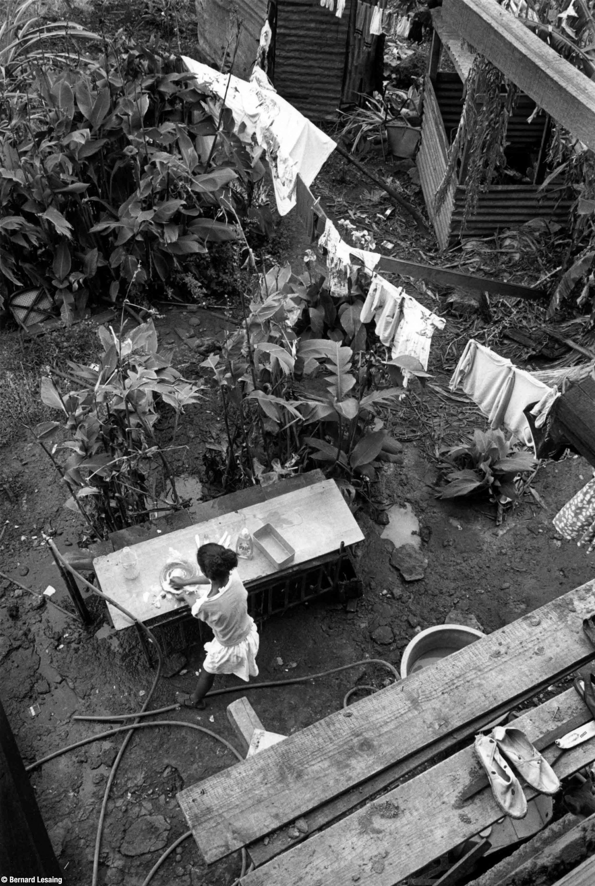 Scènes du quotidien, 1992 © Bernard Lesaing