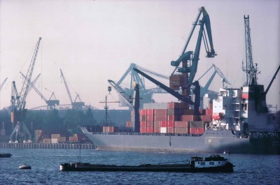 Port de Rotterdam, 1984-85 © Bernard Lesaing