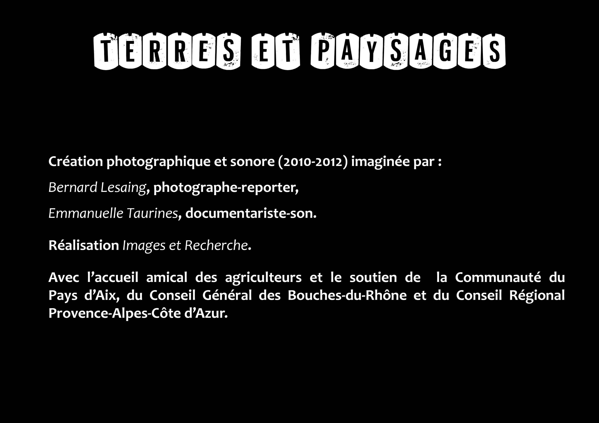 Création audiovisuelle